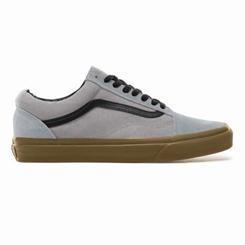 Vans Suede Gum Outsole Old Skool - Miesten Tennarit - Mustat